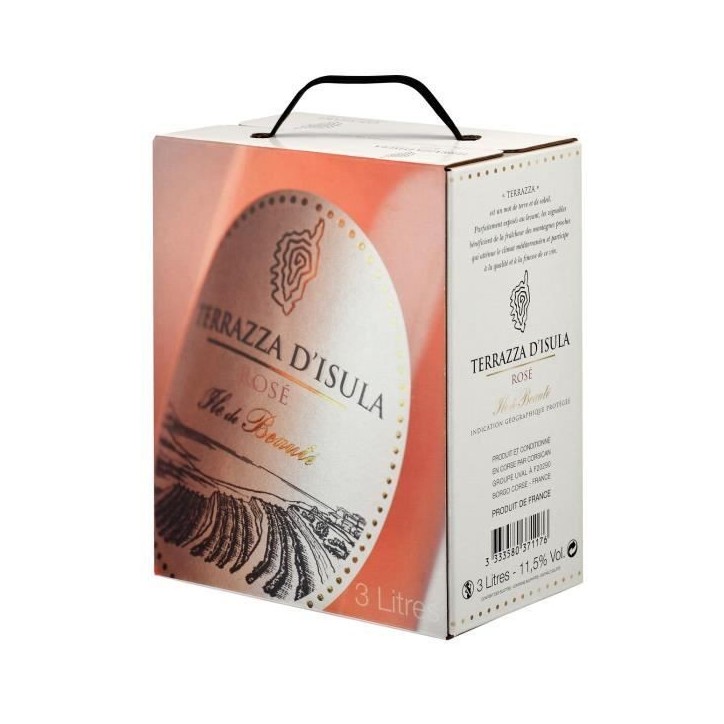 BIB 3L Terrazza d'Isula - IGP Ile de Beauté - Vin rosé