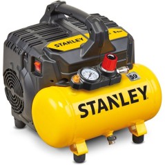 Compresseur - Horizontal - Stanley - Silencieux - 6 L - 1 HP - Silenci