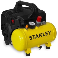 Compresseur - Horizontal - Stanley - Silencieux - 6 L - 1 HP - Silencieux
