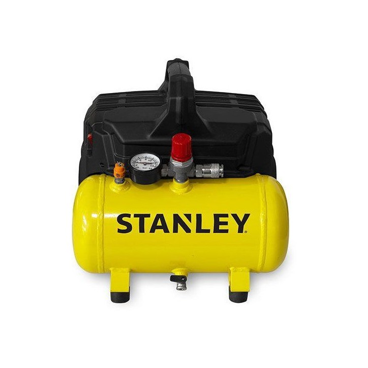 Compresseur - Horizontal - Stanley - Silencieux - 6 L - 1 HP - Silencieux Compresseur - Horizontal - Stanley - Silencieux - 6 L - 1 HP - Silencieux