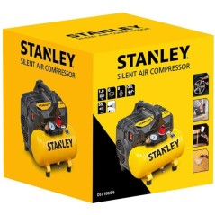 Compresseur - Horizontal - Stanley - Silencieux - 6 L - 1 HP - Silenci