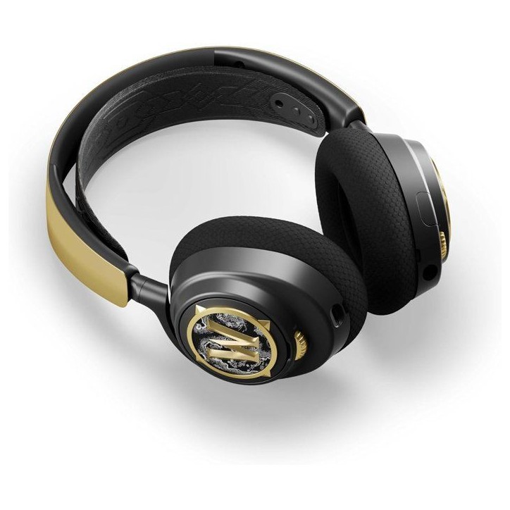 Casque-micro gaming sans fil - STEELSERIES - Arctis Nova 7 WOW Edition - Noir et Doré Casque-micro gaming sans fil - STEELSERIES - Arctis Nova 7 WOW Edition - Noir et Doré