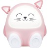 Enceinte lumineuse & veilleuse - BIGBEN - Chat - Bluetooth 5.0, 15W, V