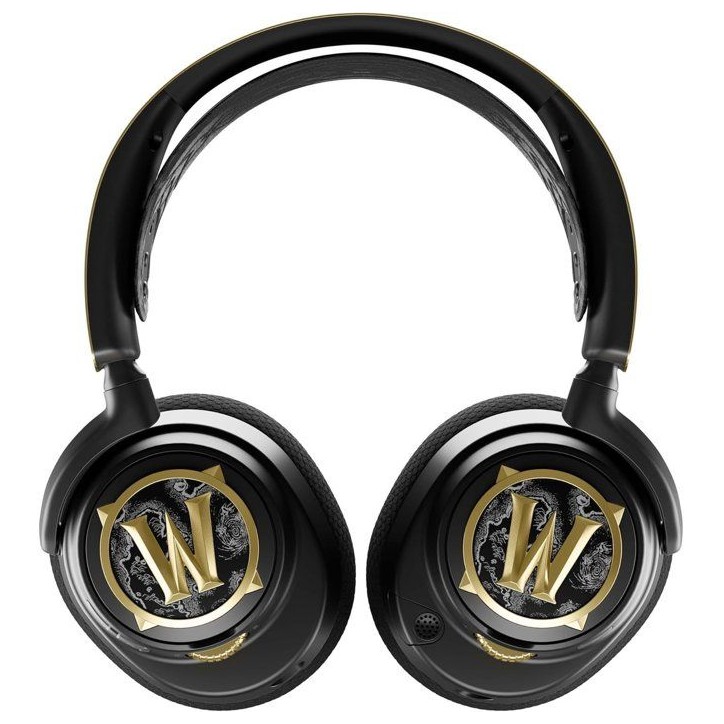 Casque-micro gaming sans fil - STEELSERIES - Arctis Nova 7 WOW Edition - Noir et Doré Casque-micro gaming sans fil - STEELSERIES - Arctis Nova 7 WOW Edition - Noir et Doré