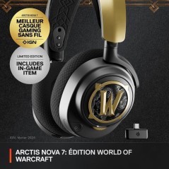 Casque-micro gaming sans fil - STEELSERIES - Arctis Nova 7 WOW Edition