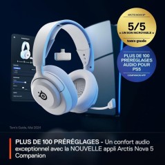 Casque gaming sans fil - STEELSERIES - Arctis Nova 5P - Pour Playstati