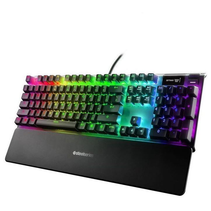 Clavier gamer mécanique - STEELSERIES - Apex 7 Red Switch - FR - Pavé numérique - Rétroéclairage RGB - Noir Clavier gamer mécanique - STEELSERIES - Apex 7 Red Switch - FR - Pavé numérique - Rétroéclairage RGB - Noir