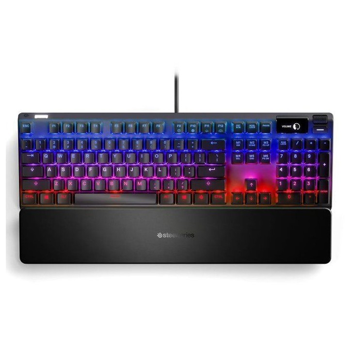 Clavier gamer mécanique - STEELSERIES - Apex 7 Red Switch - FR - Pavé numérique - Rétroéclairage RGB - Noir Clavier gamer mécanique - STEELSERIES - Apex 7 Red Switch - FR - Pavé numérique - Rétroéclairage RGB - Noir