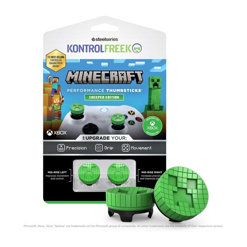 Pack de 2 Minecraft Performance Thumbsticks - STEELSERIES - KontrolFre