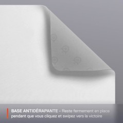 Tapis de souris gaming - STEELSERIES - QcK M - Blanc