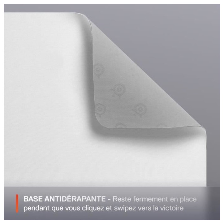 Tapis de souris gaming - STEELSERIES - QcK M - Blanc Tapis de souris gaming - STEELSERIES - QcK M - Blanc