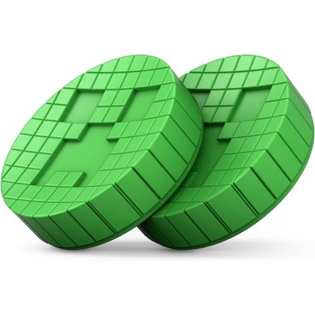 Pack de 2 Minecraft Performance Thumbsticks - STEELSERIES - KontrolFreek - Creeper Edtion - Pour JoyCon Switch 2 - Vert