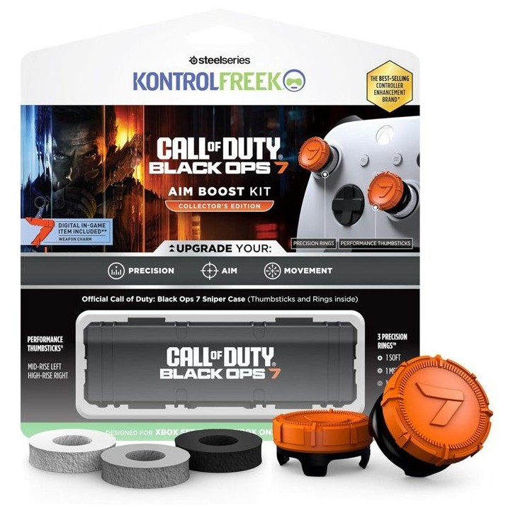 Pack de 2 Call Of Duty BO7 Performance Thumbsticks - STEELSERIES - KontrolFreek - Collector Edition - Manettes Xbox - Orange Pack de 2 Call Of Duty BO7 Performance Thumbsticks - STEELSERIES - KontrolFreek - Collector Edition - Manettes Xbox - Orange