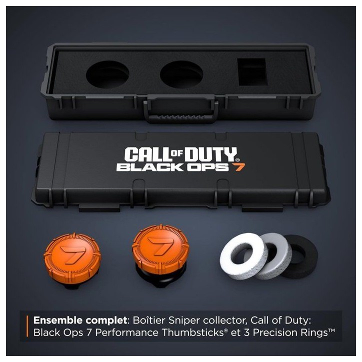 Pack de 2 Call Of Duty BO7 Performance Thumbsticks - STEELSERIES - KontrolFreek - Collector Edition - Manettes Xbox - Orange Pack de 2 Call Of Duty BO7 Performance Thumbsticks - STEELSERIES - KontrolFreek - Collector Edition - Manettes Xbox - Orange