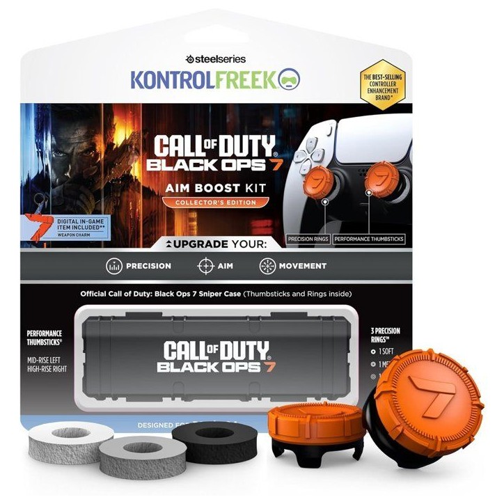 Pack de 2 Call Of Duty BO7 Performance Thumbsticks - STEELSERIES - KontrolFreek - Collector Edition - Manettes PS5/PS4 - Orange Pack de 2 Call Of Duty BO7 Performance Thumbsticks - STEELSERIES - KontrolFreek - Collector Edition - Manettes PS5/PS4 - Orange