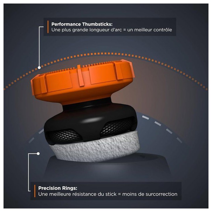 Pack de 2 Call Of Duty BO7 Performance Thumbsticks - STEELSERIES - KontrolFreek - Collector Edition - Manettes PS5/PS4 - Orange Pack de 2 Call Of Duty BO7 Performance Thumbsticks - STEELSERIES - KontrolFreek - Collector Edition - Manettes PS5/PS4 - Orange