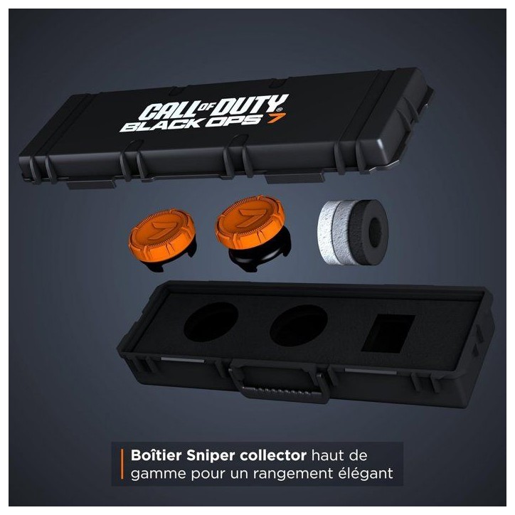 Pack de 2 Call Of Duty BO7 Performance Thumbsticks - STEELSERIES - KontrolFreek - Collector Edition - Manettes PS5/PS4 - Orange Pack de 2 Call Of Duty BO7 Performance Thumbsticks - STEELSERIES - KontrolFreek - Collector Edition - Manettes PS5/PS4 - Orange