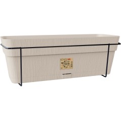 STEFANPLAST Balconniere ETHICA - 9 L - 50x18 x h17 cm - Craie
