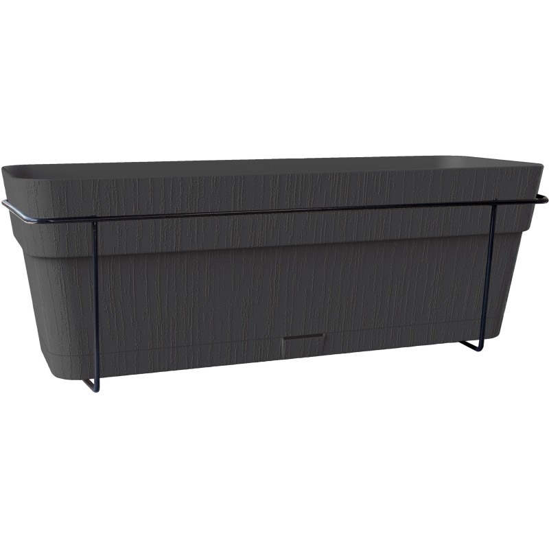 STEFANPLAST Balconniere ETHICA - 9 L - 50x18 x h17 cm - Graphit