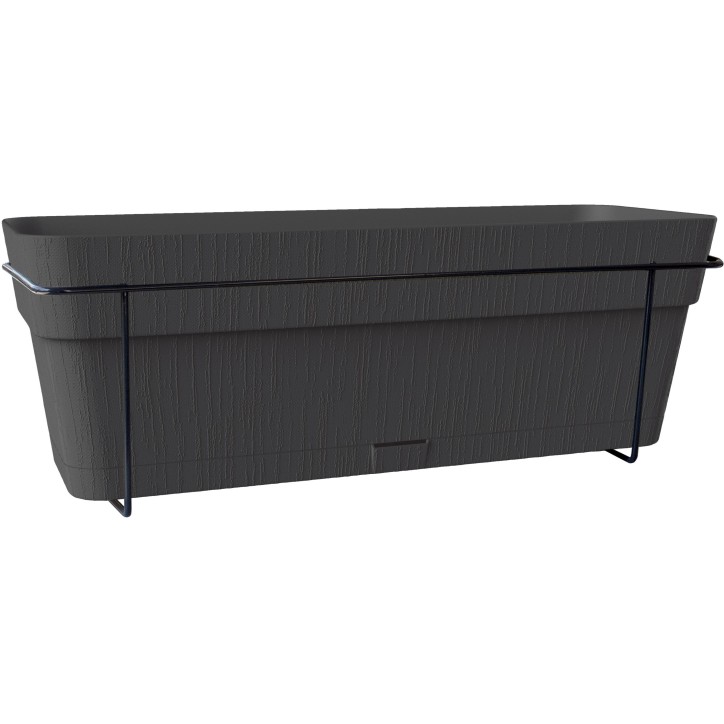 STEFANPLAST Balconniere ETHICA - 9 L - 50x18 x h17 cm - Graphit STEFANPLAST Balconniere ETHICA - 9 L - 50x18 x h17 cm - Graphit