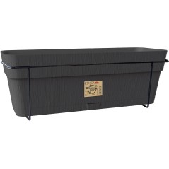 STEFANPLAST Balconniere ETHICA - 9 L - 50x18 x h17 cm - Graphit