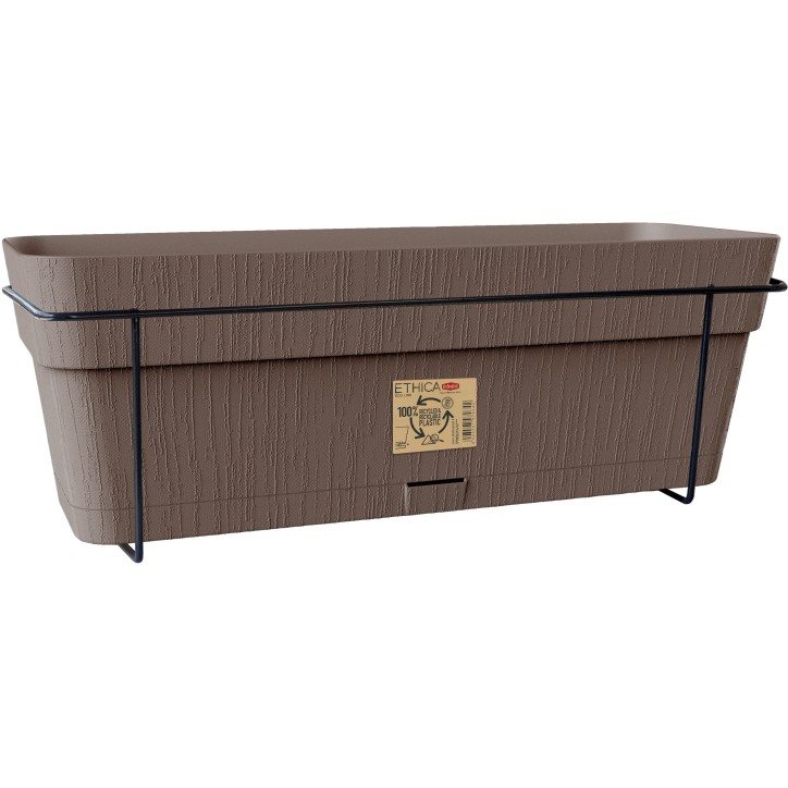 STEFANPLAST Balconniere ETHICA - 9 L - 50x18 x h17 cm - Taupe STEFANPLAST Balconniere ETHICA - 9 L - 50x18 x h17 cm - Taupe