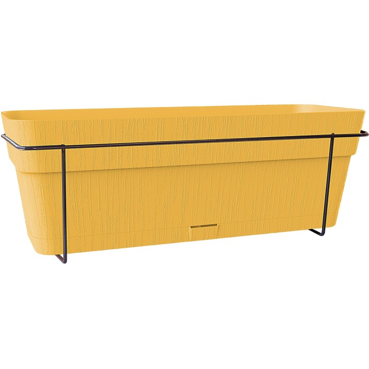 STEFANPLAST Balconniere ETHICA - 9 L - 50x18 x h17 cm - Moutarde STEFANPLAST Balconniere ETHICA - 9 L - 50x18 x h17 cm - Moutarde