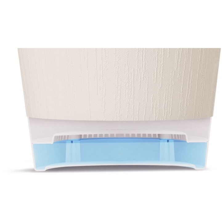 STEFANPLAST Pot de fleur ETHICA - 2 L - 40 x h39 cm - Avec réserve d'eau - Gris STEFANPLAST Pot de fleur ETHICA - 2 L - 40 x h39 cm - Avec réserve d'eau - Gris