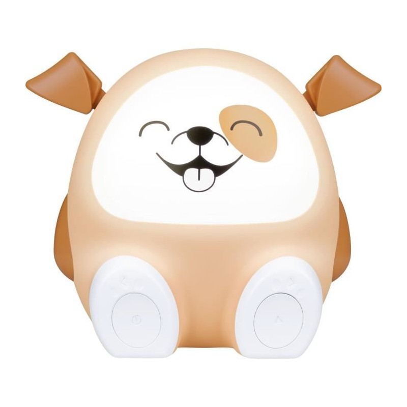 Enceinte lumineuse & veilleuse - BIGBEN - Chien - Bluetooth 5.0, 15W,