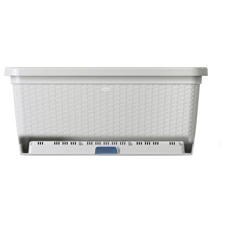 STEFANPLAST Bac a fleur NATURAL - 66 L - 80x40x34h cm - Gris pierre STEFANPLAST Bac a fleur NATURAL - 66 L - 80x40x34h cm - Gris pierre