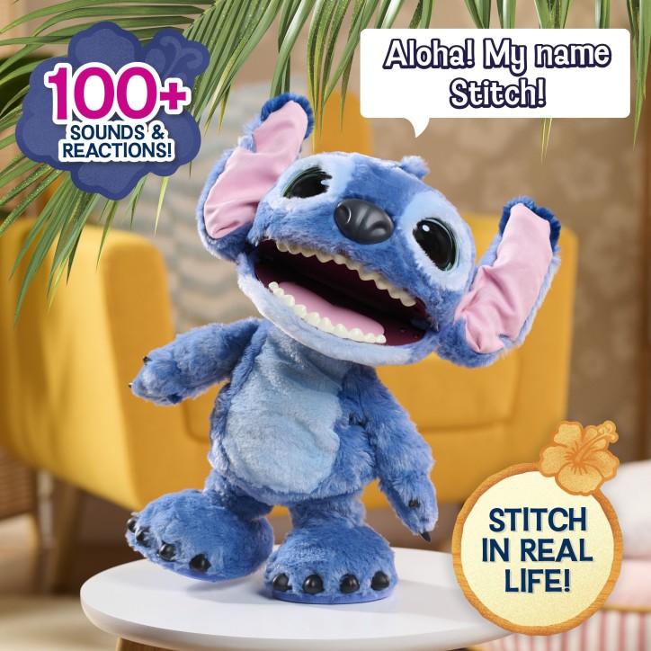 Peluche intéractive ultimate - STITCH - Live action - 23 cm - Des 5 ans Peluche intéractive ultimate - STITCH - Live action - 23 cm - Des 5 ans
