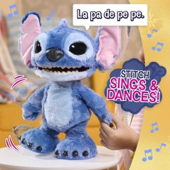 Peluche intéractive ultimate - STITCH - Live action - 23 cm - Des 5 a