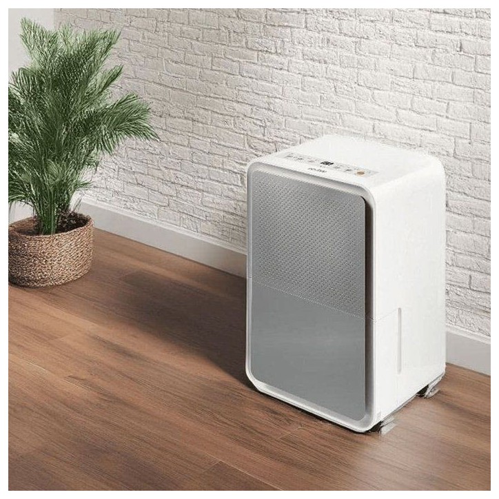 Déshumidificateur - STYLIES - Regulus - Capacité 2,5 L - Jusqu'a 12 L /jour - Timer/hygrostat/seche-linge - Blanc/gris Déshumidificateur - STYLIES - Regulus - Capacité 2,5 L - Jusqu'a 12 L /jour - Timer/hygrostat/seche-linge - Blanc/gris