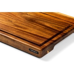 Planche a découper Anti-dérapante - STYLE DE VIE - Acacia - Avec gou