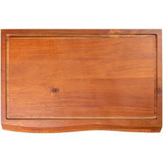 Planche a découper Anti-dérapante - STYLE DE VIE - Acacia - Avec gou