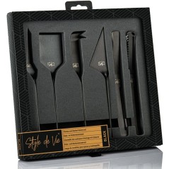Coffret couteaux a fromages et beurre - STYLE DE VIE - Acier inoxydabl