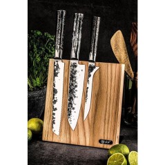 Porte couteaux magnétique - STYLE DE VIE - Chene - 22 x 3 x 23 cm