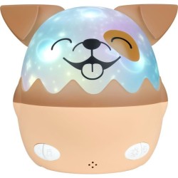 Veilleuse musicale sans fil - BIGBEN - Chien - Projection 360° - 13 f