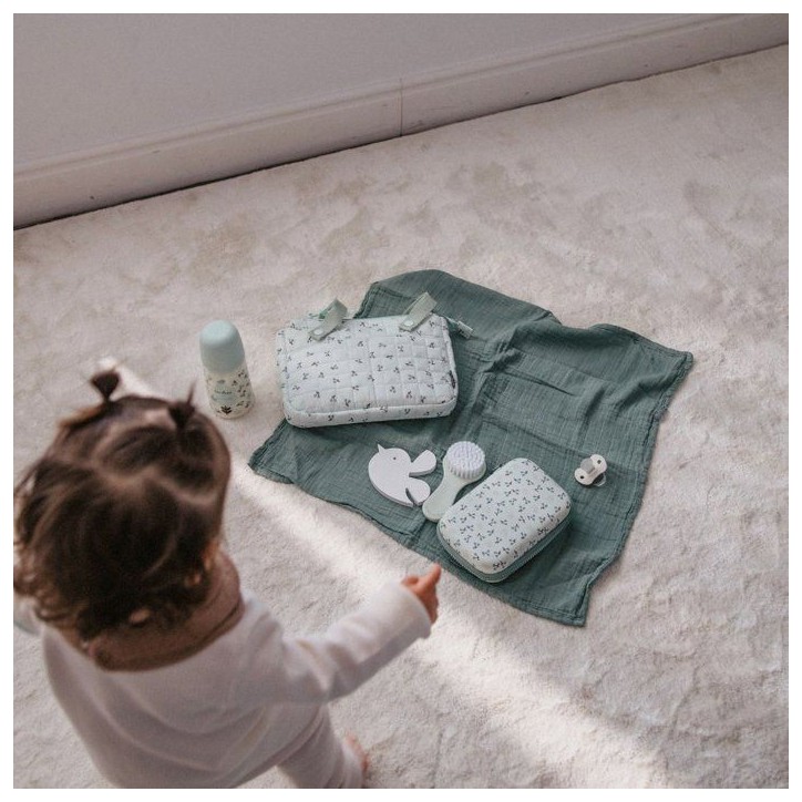 Trousse de toilette - SUAVINEX - BIRDIES - Hygge - Des la naissance - Vert