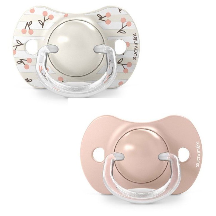 Lot de 2 sucettes symétriques - SUAVINEX - Birdies - SX Pro - 0 a 6 mois - Rose Lot de 2 sucettes symétriques - SUAVINEX - Birdies - SX Pro - 0 a 6 mois - Rose