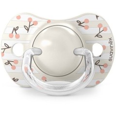 Lot de 2 sucettes symétriques - SUAVINEX - Birdies - SX Pro - 0 a 6 mois - Rose