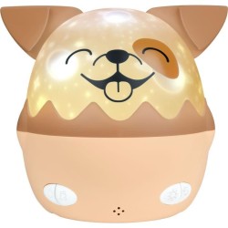 Veilleuse musicale sans fil - BIGBEN - Chien - Projection 360° - 13 f