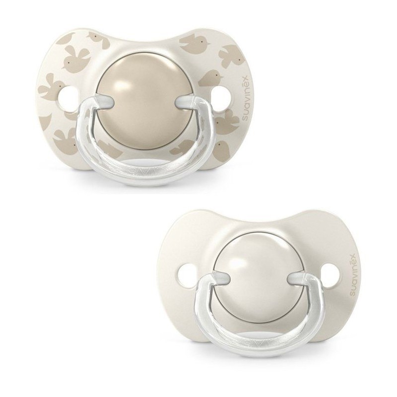 Lot de 2 sucettes symétriques - SUAVINEX - Birdies - SX Pro - 6 a 18