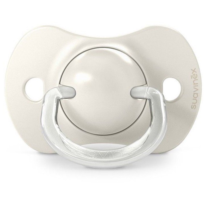 Lot de 2 sucettes symétriques - SUAVINEX - Birdies - SX Pro - 6 a 18 mois - Beige