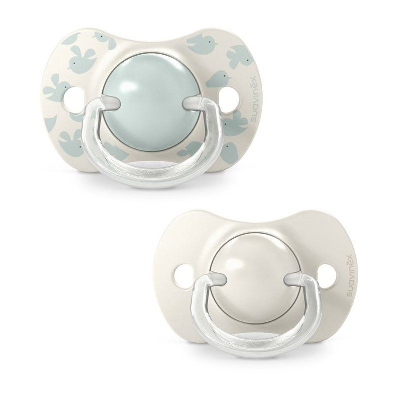 Lot de 2 sucettes symétriques - SUAVINEX - Birdies - SX Pro - 6 a 18