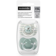 Lot de 2 sucettes symétriques - SUAVINEX - Birdies - SX Pro - 18 mois