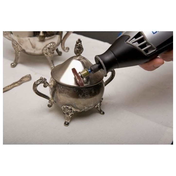 Brosse abrasive de précision DREMEL S471 - Diametre 25mm - Grain 36 - Pour Ponçage et Polissage Brosse abrasive de précision DREMEL S471 - Diametre 25mm - Grain 36 - Pour Ponçage et Polissage