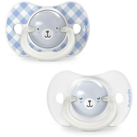 Lot de 2 sucettes symétriques - SUAVINEX - Night&Day Wild&Free - SX P