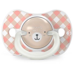 Lot de 2 sucettes symétriques - SUAVINEX - Night&Day Wild&Free - SX Pro - 6 a 18 mois - Rose