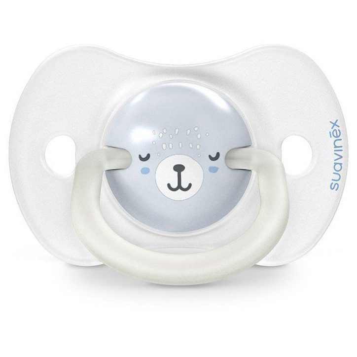 Lot de 2 sucettes symétriques - SUAVINEX - Night&Day Wild&Free - SX Pro - 6 a 18 mois - Bleu Lot de 2 sucettes symétriques - SUAVINEX - Night&Day Wild&Free - SX Pro - 6 a 18 mois - Bleu